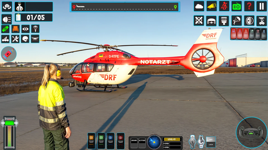 Rescue Helicopter Game 2025 - عکس بازی موبایلی اندروید