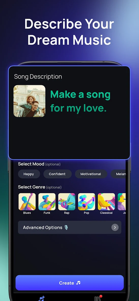 Donna AI Song & Music Maker - Image screenshot of android app