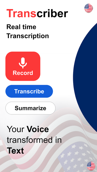 Transcribe Speech to Text - عکس برنامه موبایلی اندروید