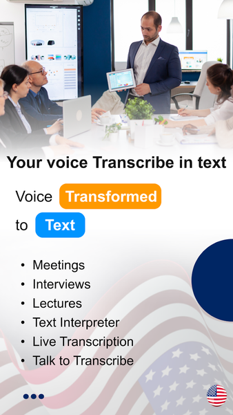 Transcribe Speech to Text - عکس برنامه موبایلی اندروید