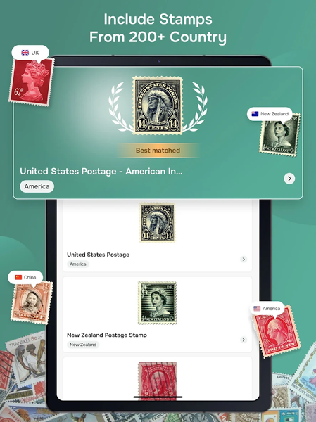 Stamp Value Stamp Identifier - Image screenshot of android app