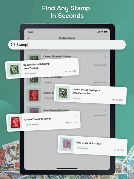 Stamp Value Stamp Identifier - Image screenshot of android app