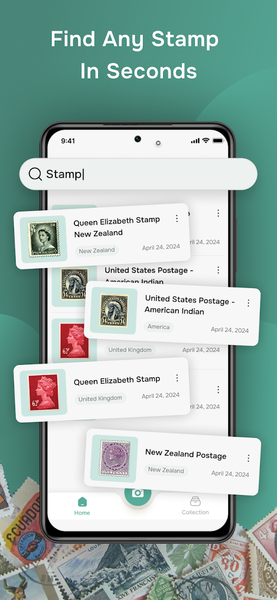 Stamp Value Stamp Identifier - Image screenshot of android app
