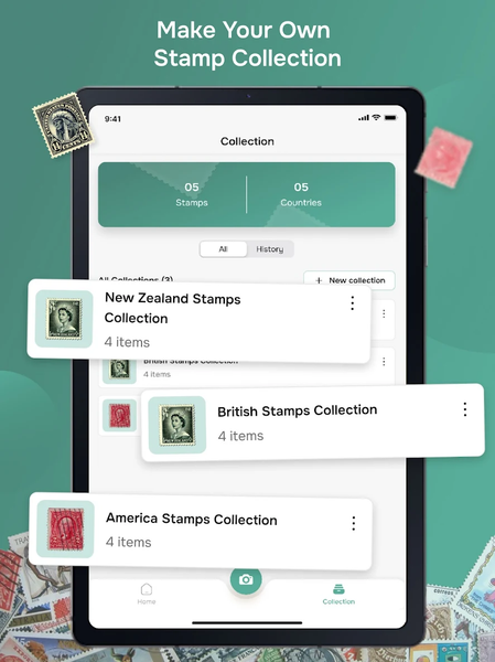 Stamp Value Stamp Identifier - Image screenshot of android app