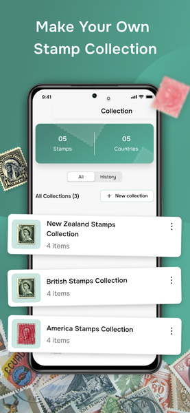 Stamp Value Stamp Identifier - Image screenshot of android app