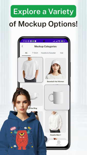 T Shirt Design Mockup Maker - عکس برنامه موبایلی اندروید