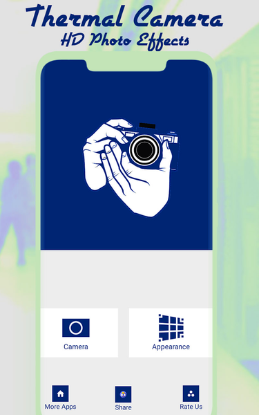 Thermal Camera HD Photo Prank - Image screenshot of android app