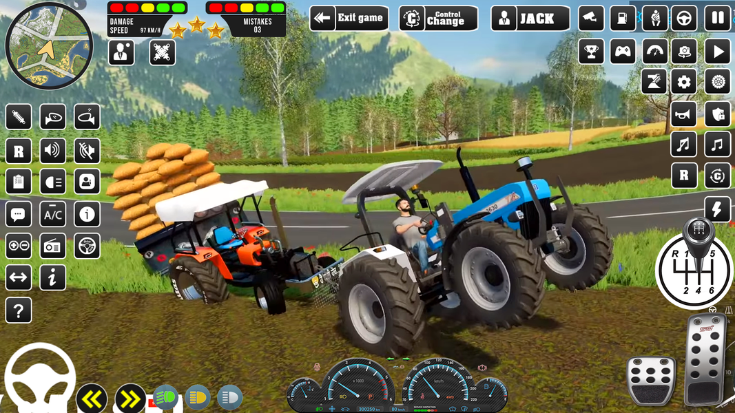 Tractor Simulator Farming Game - Gameplay image of android game