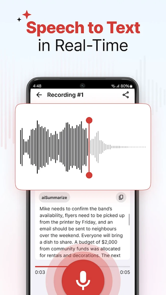 AI Voice Recorder Launcher - عکس برنامه موبایلی اندروید
