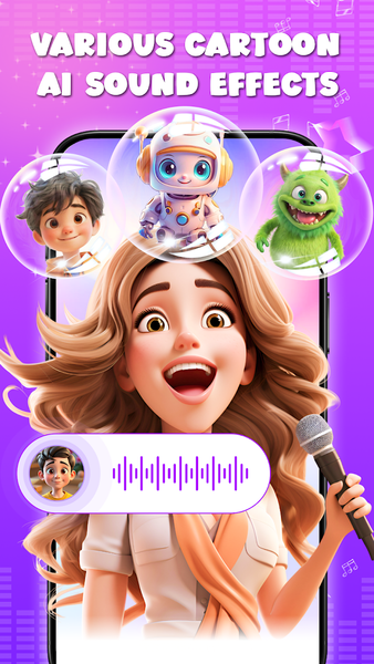 Voice changer - Funny AI Voice - Image screenshot of android app