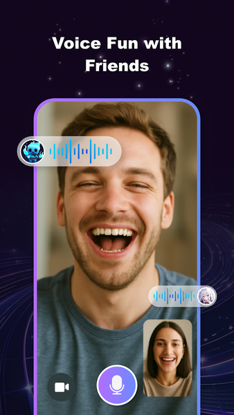Voice Changer AI Sound Effects - عکس برنامه موبایلی اندروید