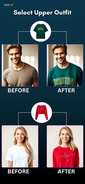 AI virtual try on : Saifs AI - عکس برنامه موبایلی اندروید