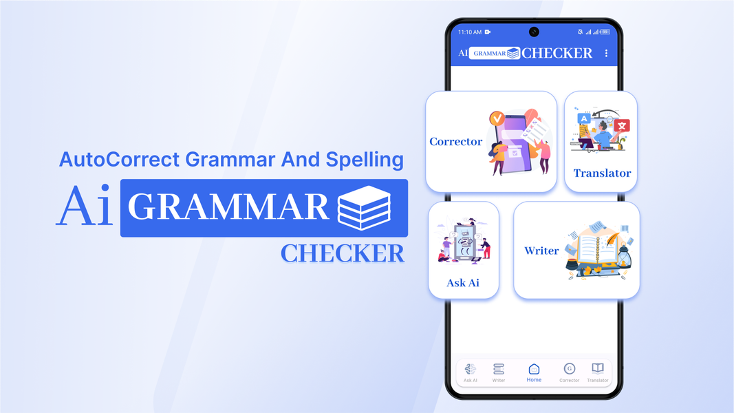 Ai Grammar Checker & Ai Writer - عکس برنامه موبایلی اندروید