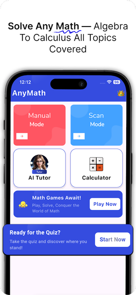 Maths Solver Ai with Solution - عکس برنامه موبایلی اندروید