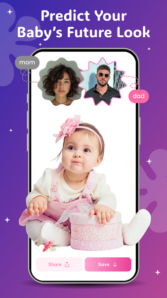 Baby Face AI: Baby Generator - عکس برنامه موبایلی اندروید