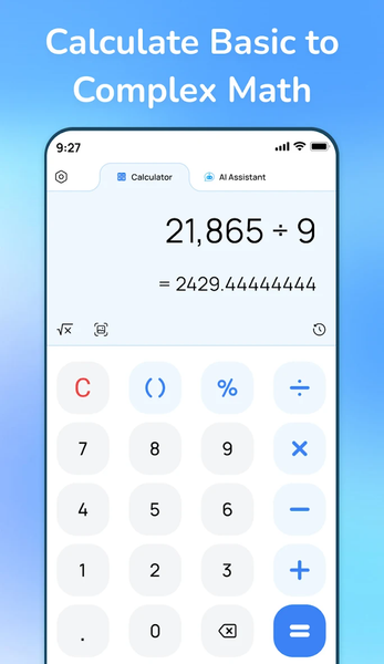 AI Calculator & Math Solver - عکس برنامه موبایلی اندروید