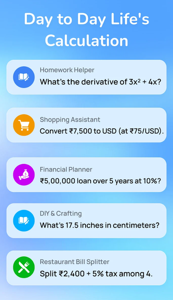 Calculator - Image screenshot of android app