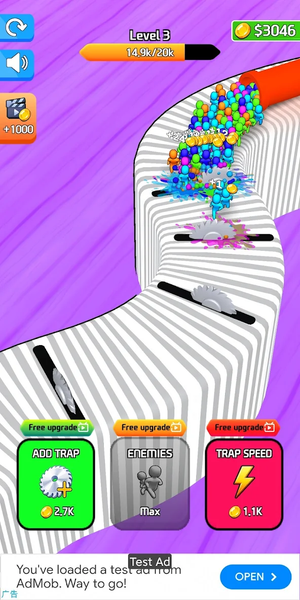 Idle Trap Expert:Road Forbid - Gameplay image of android game