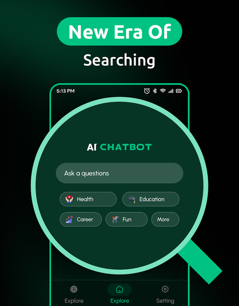 AI Chatbot: Smart AI Chat - عکس برنامه موبایلی اندروید