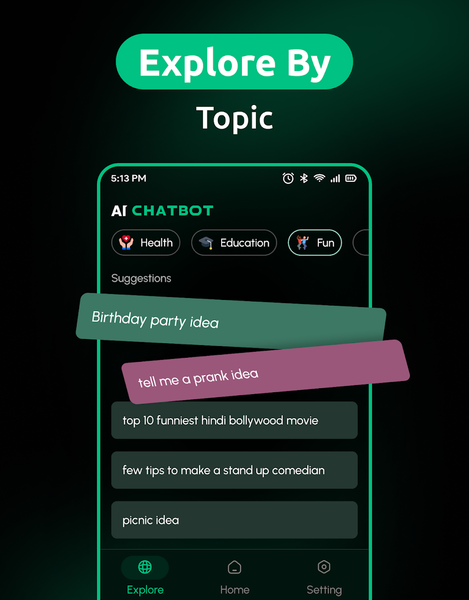 AI Chatbot: Smart AI Chat - عکس برنامه موبایلی اندروید