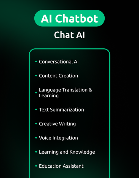 AI Chatbot: Smart AI Chat - عکس برنامه موبایلی اندروید