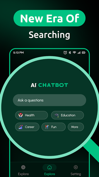 AI Chatbot: Smart AI Chat - عکس برنامه موبایلی اندروید