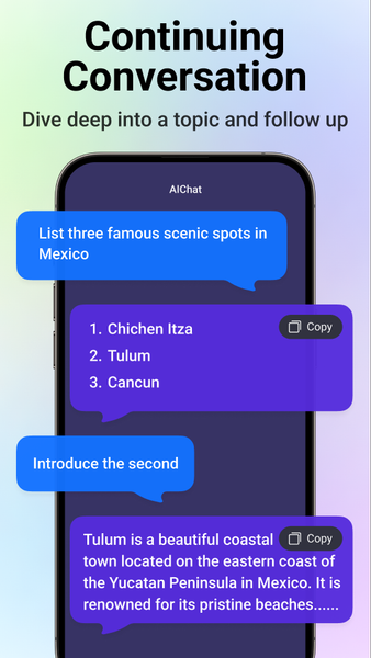 AIChat - Personal AI Assistant - عکس برنامه موبایلی اندروید