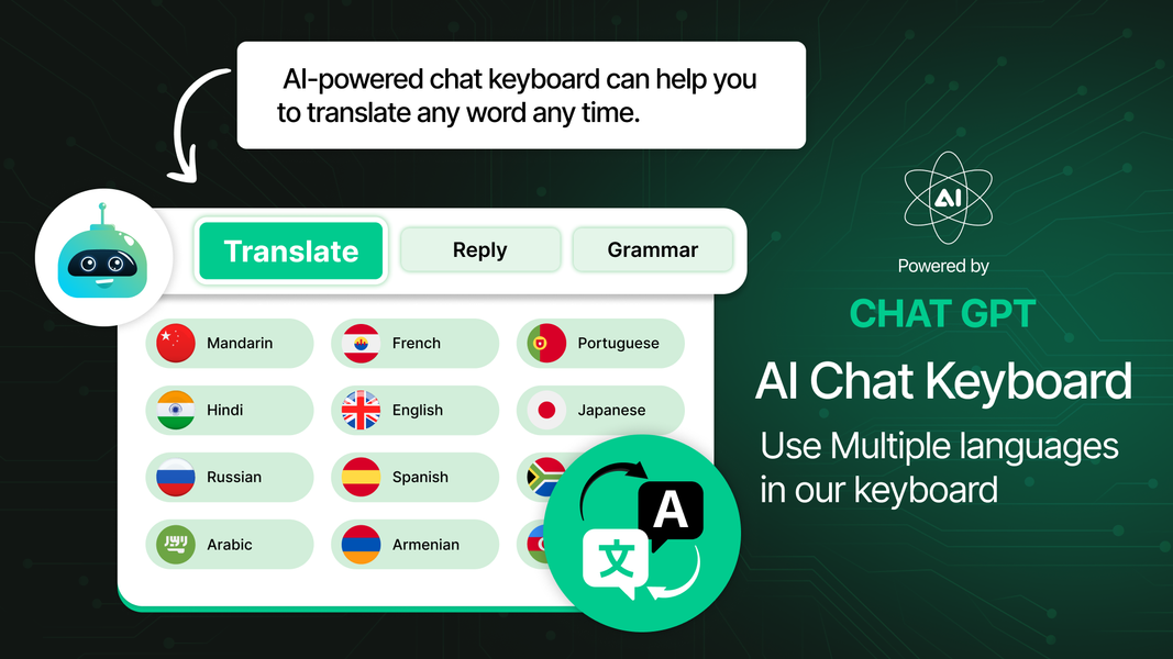 AI Chat Keyboard: Smart Typing - Image screenshot of android app