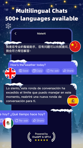 MateAI-AI Chat Bot Assistant - عکس برنامه موبایلی اندروید