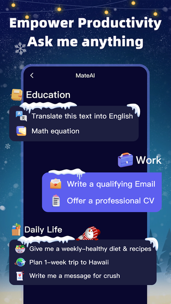 MateAI-AI Chat Bot Assistant - عکس برنامه موبایلی اندروید
