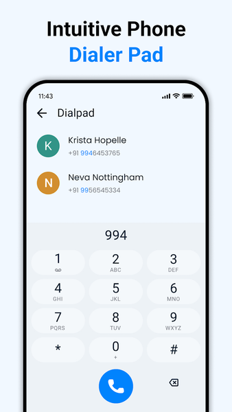 Contacts - عکس برنامه موبایلی اندروید