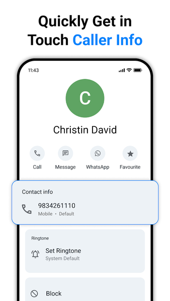 Contacts - عکس برنامه موبایلی اندروید