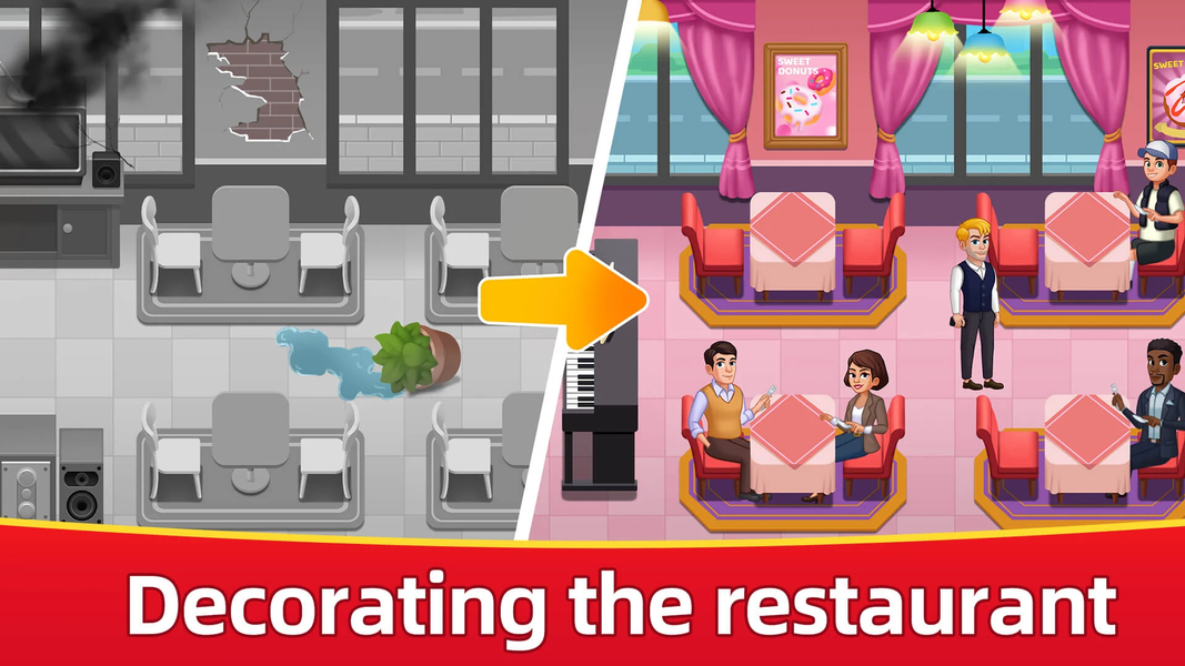 Cooking Magic Restaurant Game - عکس بازی موبایلی اندروید