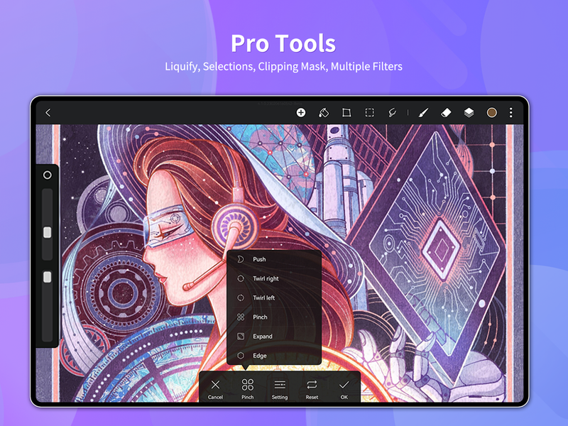 HiPaint - Sketch & Draw art - عکس برنامه موبایلی اندروید