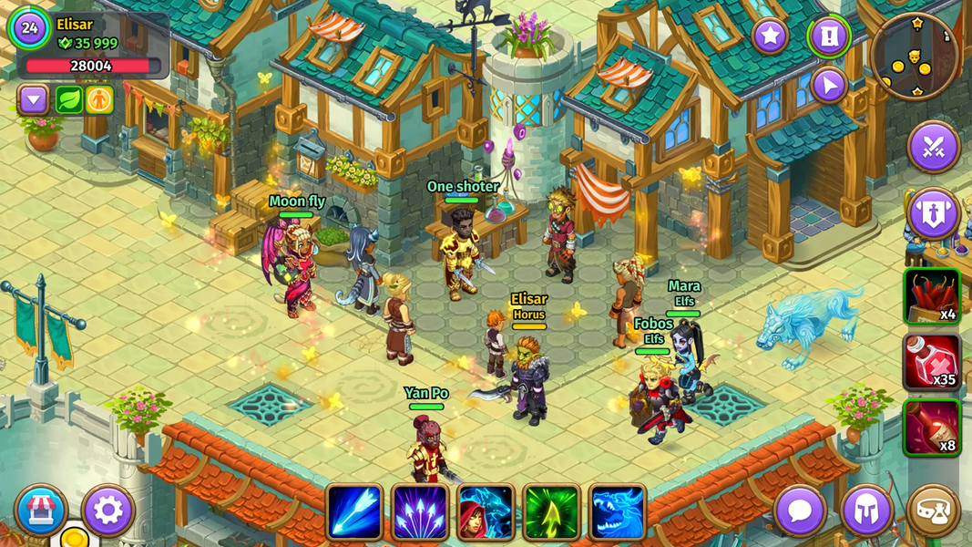 Skylore-fantasy MMORPG - عکس بازی موبایلی اندروید