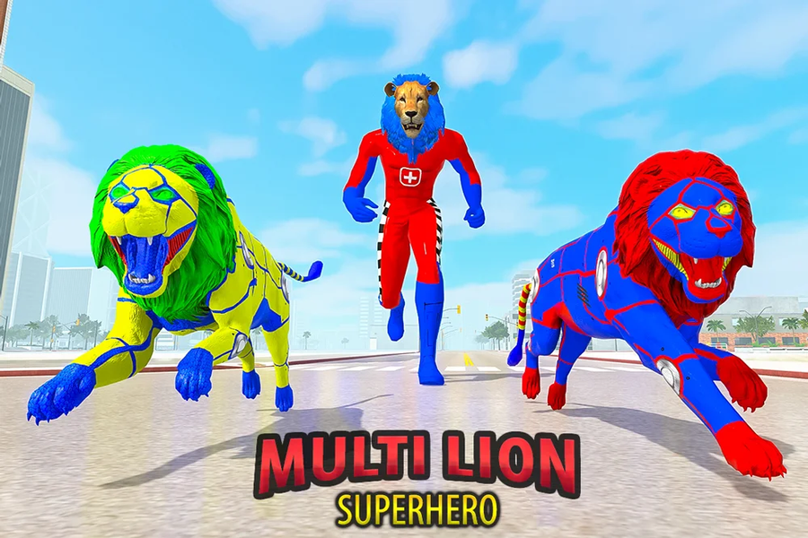 Lion Robot Transform Simulator - عکس بازی موبایلی اندروید
