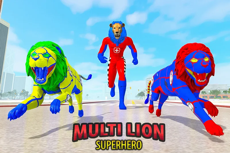 Lion Robot Transform Simulator - عکس بازی موبایلی اندروید