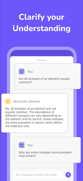 Quizard AI - Homework Helper - عکس برنامه موبایلی اندروید