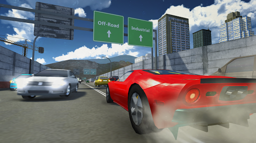 Extreme Full Driving Simulator - Gameplay image of android game