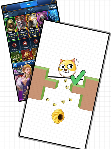 Myth Heroes: Doge In Danger - Gameplay image of android game