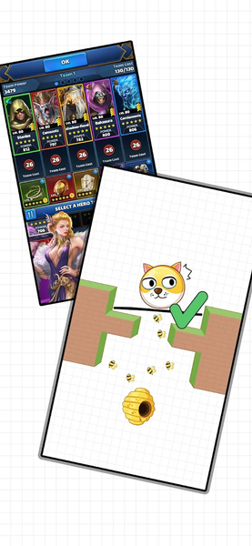 Myth Heroes: Doge In Danger - Gameplay image of android game