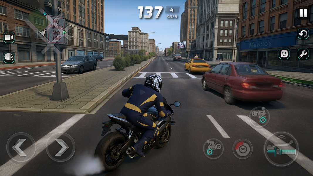 Extreme Motorcycle Simulator - Gameplay image of android game