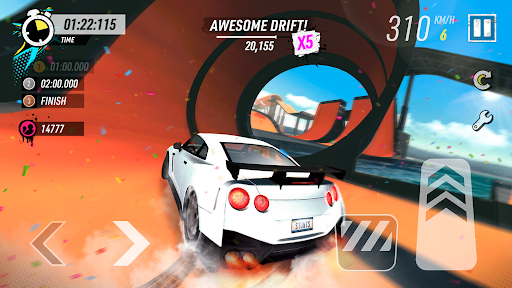 Car Stunt Races: Mega Ramps – مسابقات بدلکاری ماشین - Gameplay image of android game