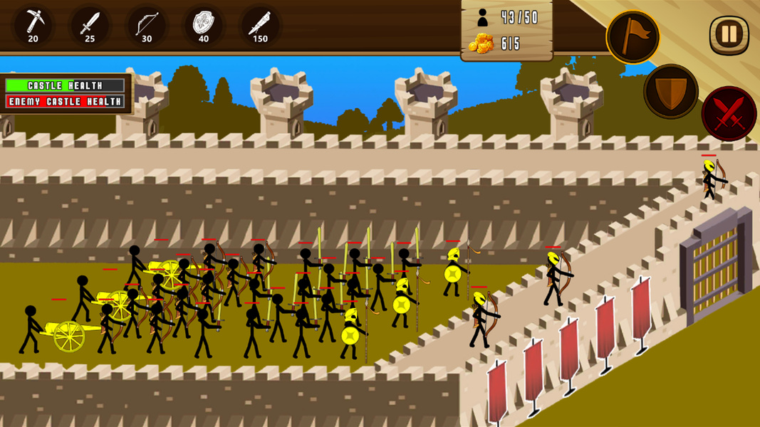 Stick War Age: Battle Warriors - Gameplay image of android game