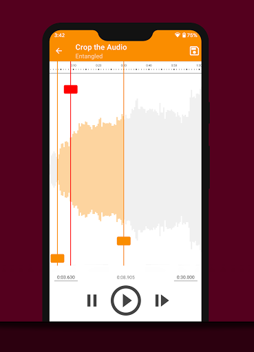 AIMP: Audio Cutter - عکس برنامه موبایلی اندروید