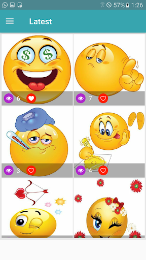 Stickers emoticons for whatsapp WAStickerApps - عکس برنامه موبایلی اندروید