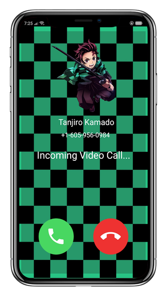 Fake Call, Demon Slayer - عکس برنامه موبایلی اندروید