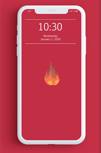 Red Wallpaper - Image screenshot of android app