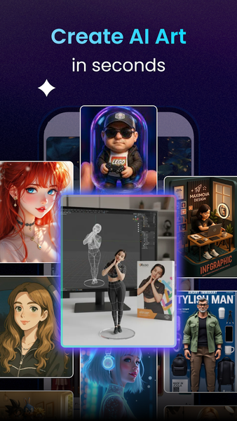 PixAI- Photo Generate & Editor - عکس برنامه موبایلی اندروید