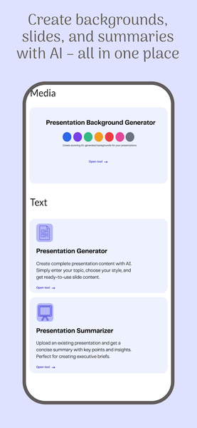Gamma PPT AI - Image screenshot of android app